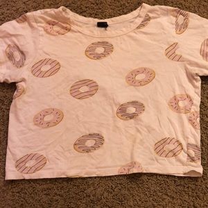 pink donut crop top